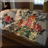 D140. Large Asian embroidery wall hanging.